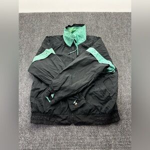 Stylish Black and Green Women's Jacket